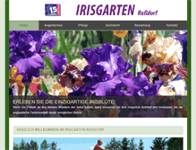 Tablet Screenshot of irisgarten.de